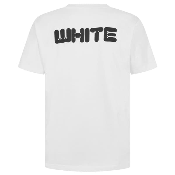 Off White Herr Bomull Slim T-Shirt XL Vit White XL