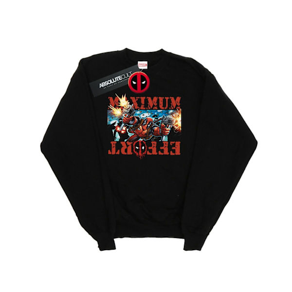 Marvel Deadpool Maximum Effort Sweatshirt M Svart Black M
