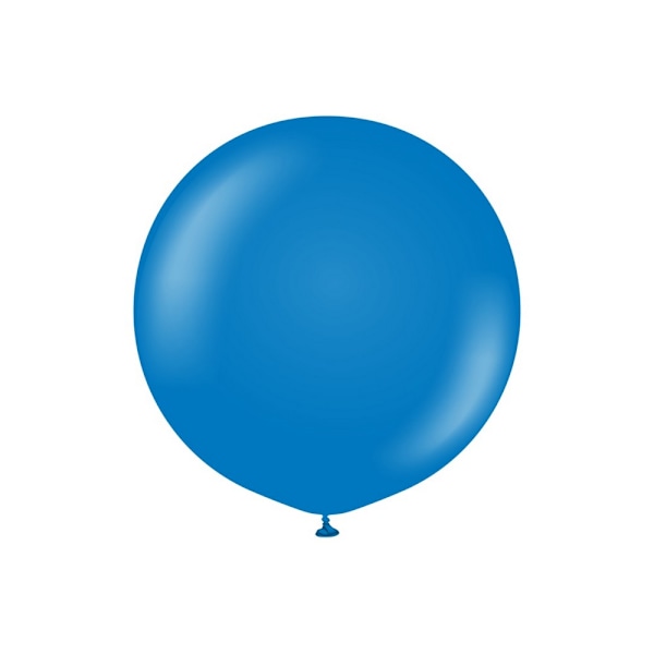 Kalisan Standard Latex Ballonger (2-pack) En Storlek Blå Blue One Size