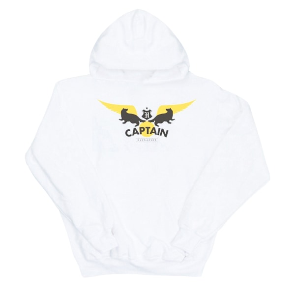 Harry Potter Hufflepuff Captain Hoodie 3XL Vit White 3XL