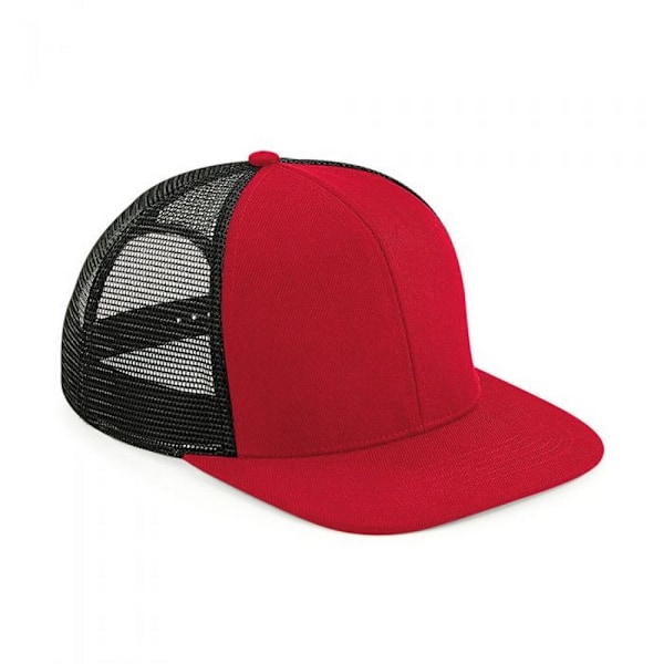 Beechfield Unisex Trucker Cap för Vuxna, One Size, Klassisk Röd/Svart Classic Red/Black One Size