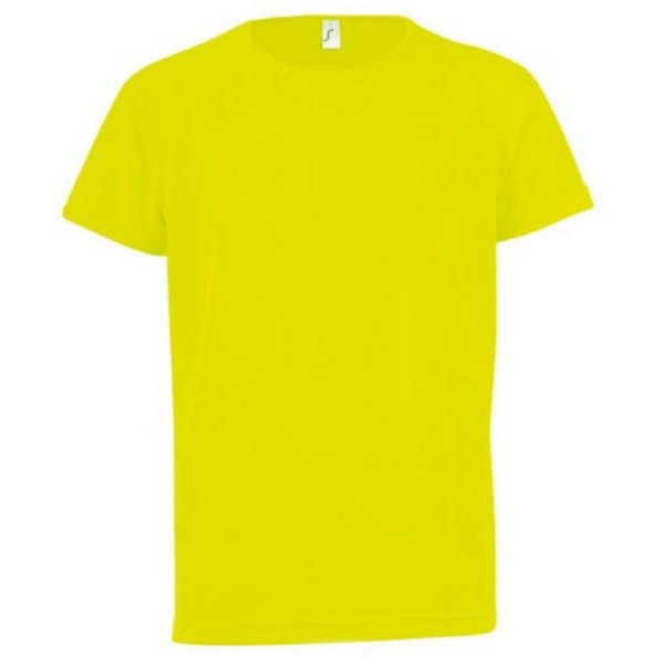 SOLS Barn/barn Unisex unisex kortärmad T-shirt 10 år Ne Neon Yellow 10yrs