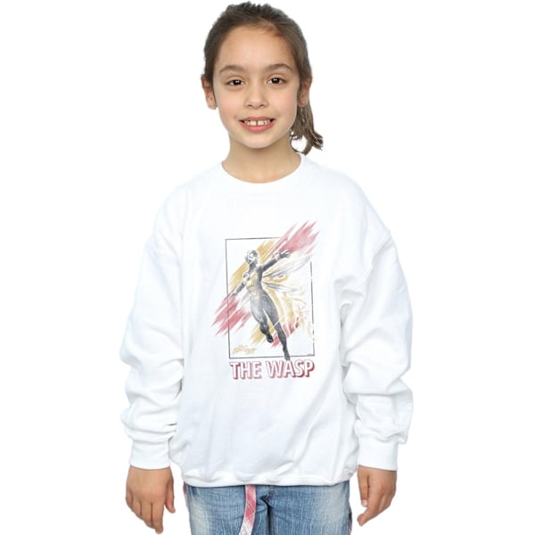 Marvel Girls Ant-Man And The Wasp Inramad Wasp Sweatshirt 5-6 År White 5-6 Years