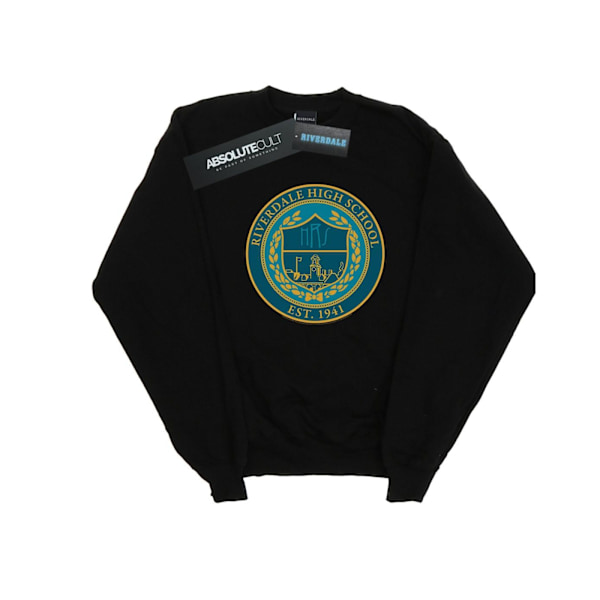 Riverdale Dam/Damer High School Crest Sweatshirt L Svart Black L