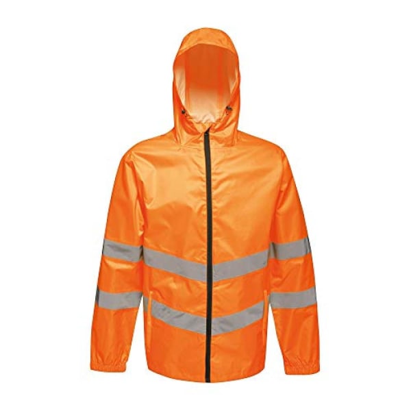 Regatta Unisex Hi Vis Pro Packaway Reflective Work Jacket XXL O Orange XXL