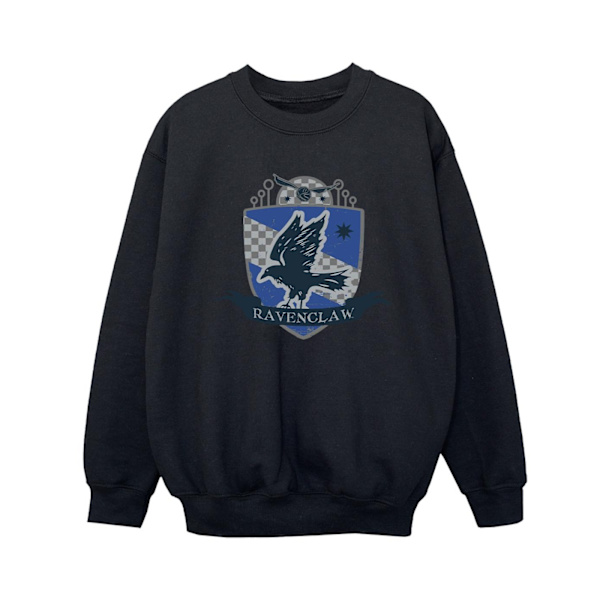 Harry Potter Pojkar Ravenclaw Bröstmärke Sweatshirt 12-13 År Black 12-13 Years