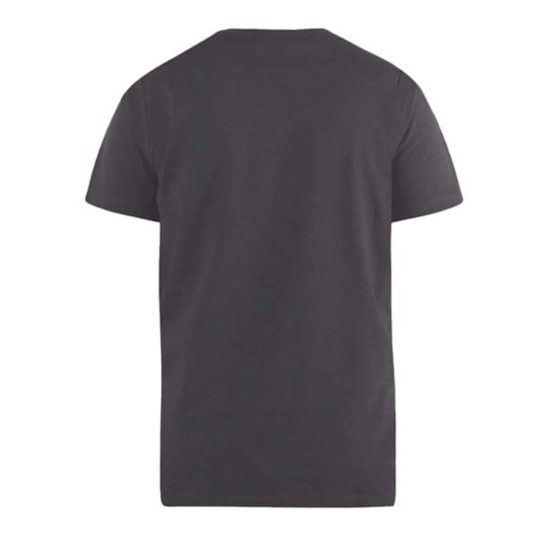 Duke Herr T-shirt D555 Signature Kingsize 7XL Kolgrå Melange Charcoal Melange 7XL