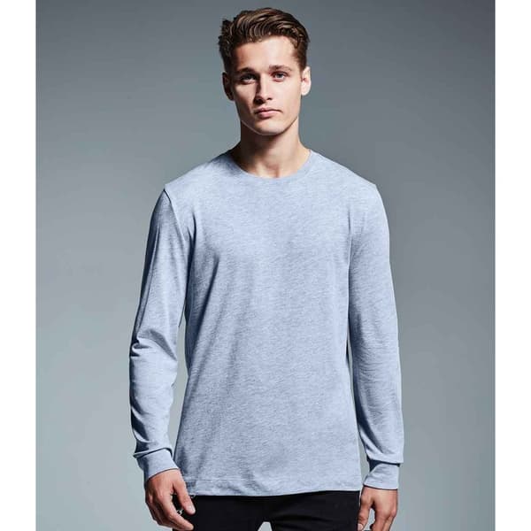 Anthem Mens Marl Långärmad T-shirt M Grå Grey M