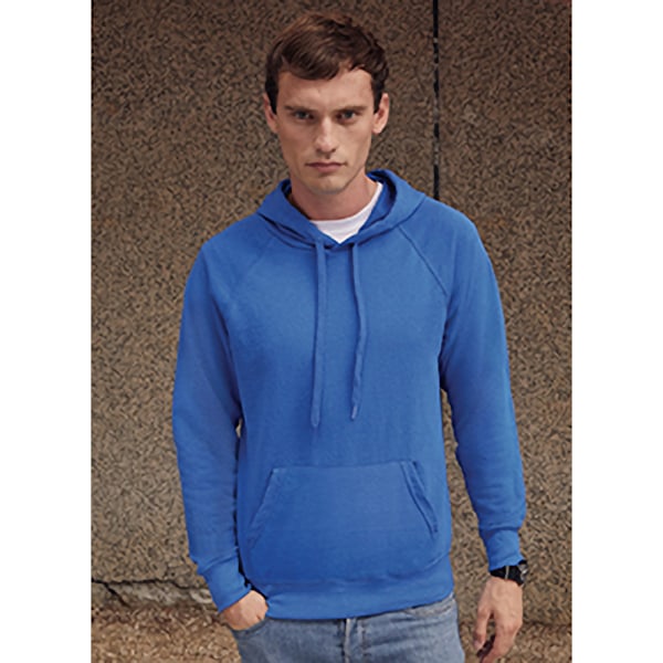Fruit Of The Loom Herr Lättvikts Tröja Med Luva / Hoodie ( Royal 2XL