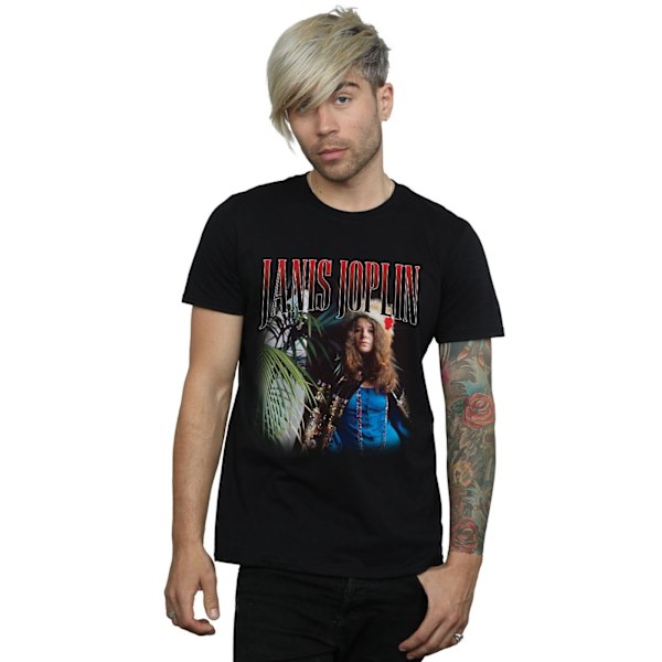 Janis Joplin Herr Baron Homage T-shirt S Svart Black S