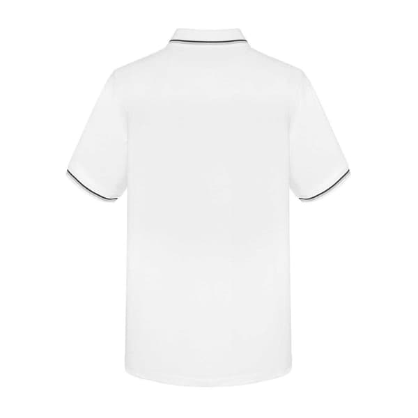 Slazenger Herr Kontrastrandig Pikétröja M Vit White M