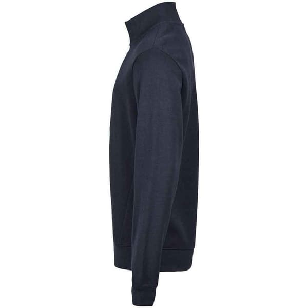Tee Jays Herr Ribber Interlock Halv Zip Sweatshirt S Marinblå Navy S