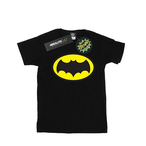 DC Comics Boys Batman TV-serie logotyp T-shirt 7-8 år svart Black 7-8 Years