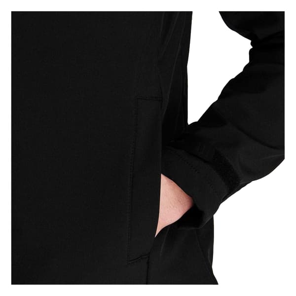 Farah Herr Logotyp Polyester Huvtröja Med Hel Dragkedja S Djup Svart Deep Black S