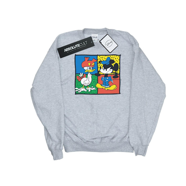 Disney Herr Mickey Mouse Donald Kläder Byt Sweatshirt 4XL Spo Sports Grey 4XL