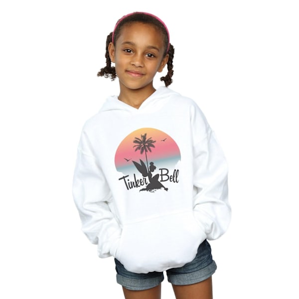 Disney Girls Tinker Bell Sunset Hoodie 9-11 år Vit White 9-11 Years