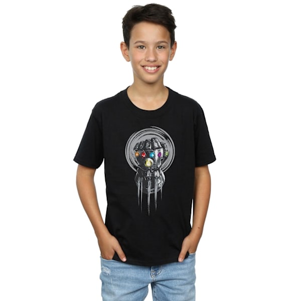 Marvel Boys Avengers Infinity War Power Fist T-shirt 9-11 år Black 9-11 Years