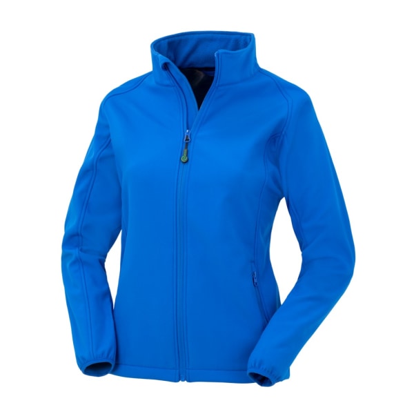 Resultat Äkta återvunnen softshell-jacka för kvinnor/damer Royal Blue XXL