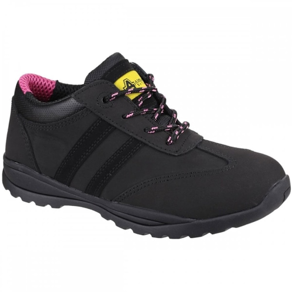 Amblers Safety Dam/Dam FS706 Sophie Säkerhetsskor i Läder Black 6 UK