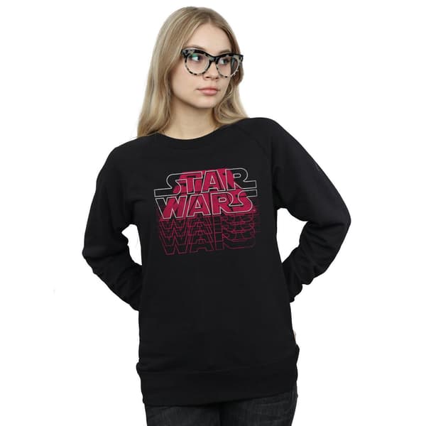 Star Wars Dam/Damer Blended Logos Sweatshirt L Svart Black L