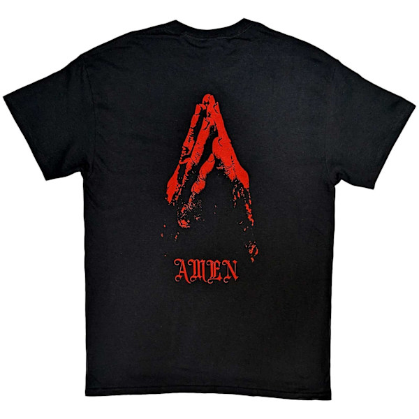Bring Me The Horizon Unisex Amen Praying Hands Bomullsbak Black M