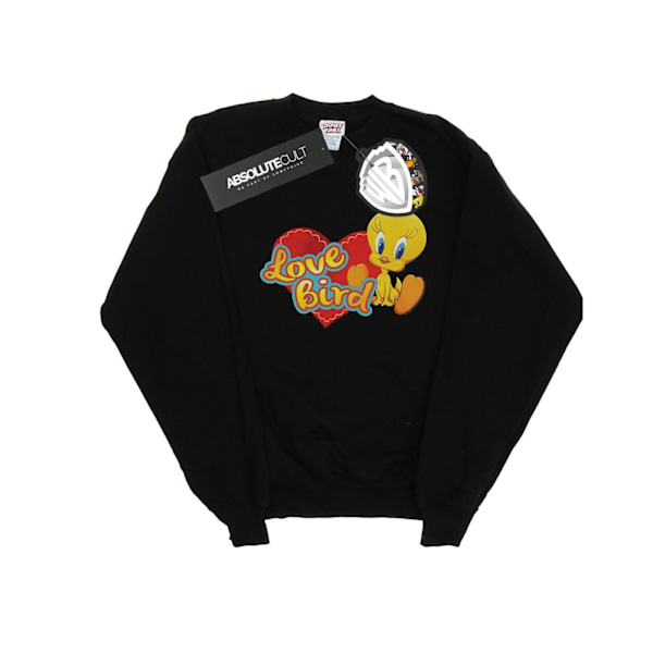 Looney Tunes Boys Tweety Pie Alla hjärtans dag Love Bird Sweatshirt Black 12-13 Years