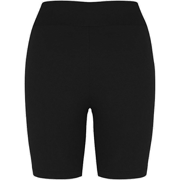 Native Spirit Dam/Kvinnors Ribbade Cykelshorts L Svart Black L