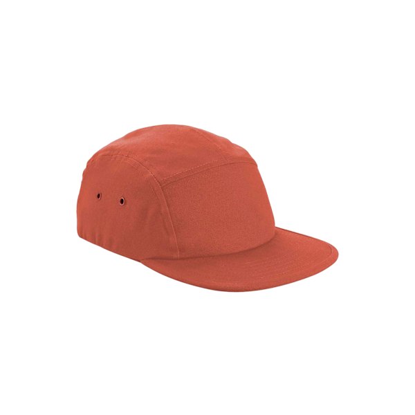 Beechfield Unisex Vuxen Ekologisk Bomull 5 Panel Baseball Cap One Terracotta One Size