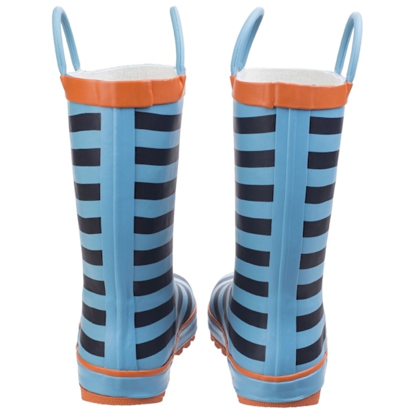 Cotswold Childrens/Kids Captain Striped Wellington Boots 4.5 UK Blue 4.5 UK Junior