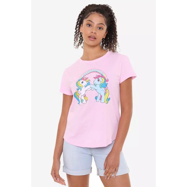 My Little Pony Dam/Dam Bright Rainbow T-Shirt XL Light Pi Light Pink XL