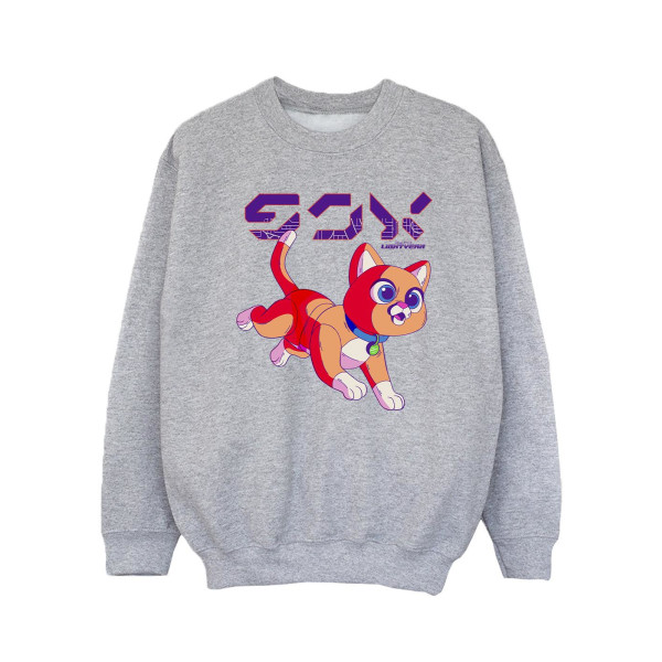Disney Girls Lightyear Sox Digital Cute Sweatshirt 5-6 Years Sp Sports Grey 5-6 Years