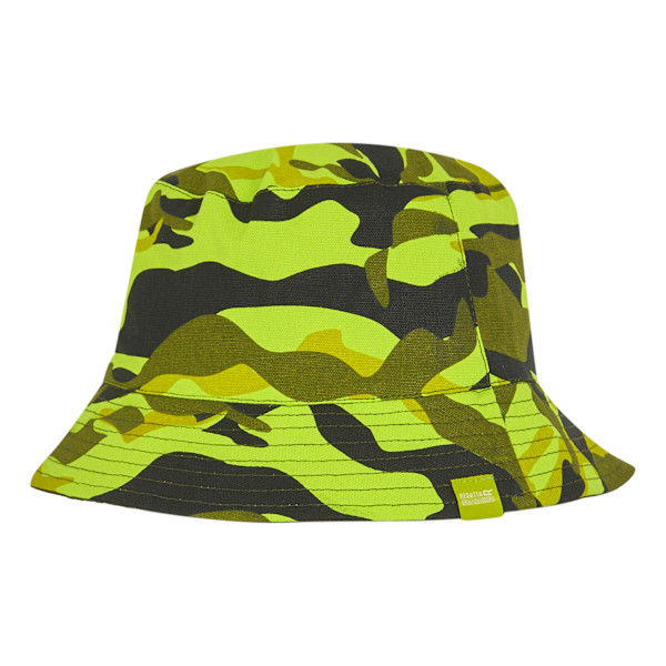Regatta Barn/Kids Kamouflage Vändbar Solhatt 7-10 År Grenoble Green/Nephrite Green 7-10 Years