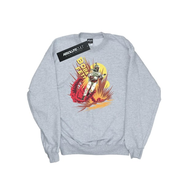 Star Wars Mens Boba Fett Raketdriven Sweatshirt XXL Sports G Sports Grey XXL