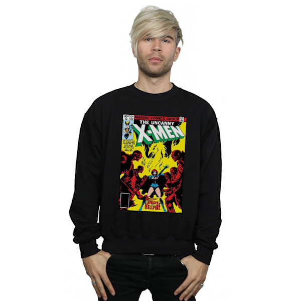 Marvel herr X-Men Phoenix Black Queen Sweatshirt XXL svart Black XXL