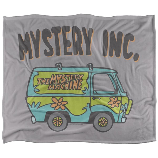 Scooby Doo Mystery Inc Filt En Storlek Flerfärgad Multicoloured One Size