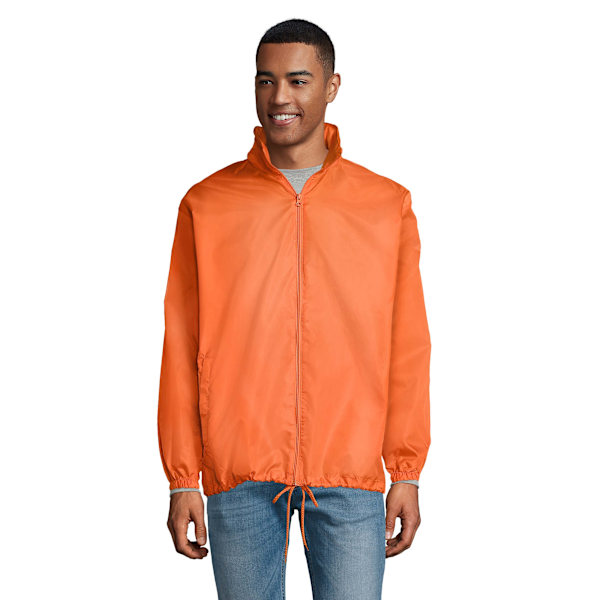 SOLS Unisex Shift Duschresistent Vindjacka M Orange Orange M