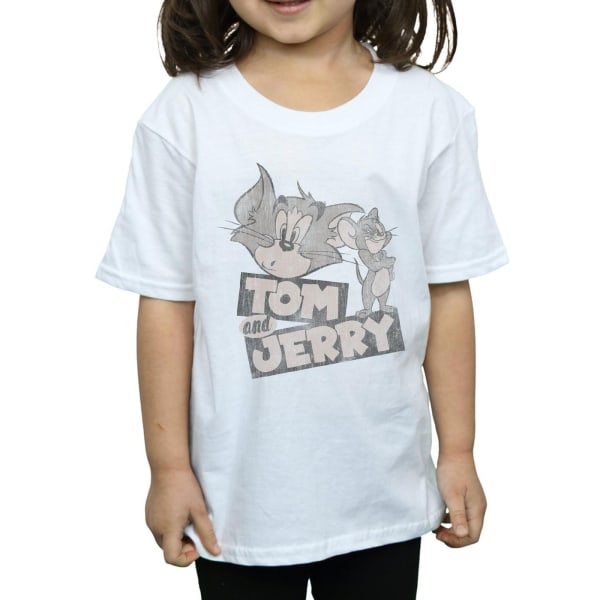 Tom och Jerry Girls Wink Cotton T-Shirt 12-13 år Vit White 12-13 Years
