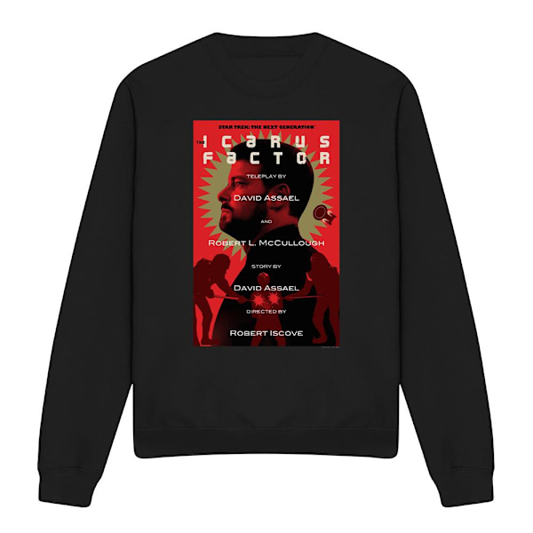 Star Trek Unisex Vuxen The Next Generation Säsong 2 Avsnitt 14 Black S