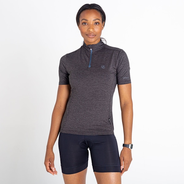 Dare 2B Dam/Kvinnor Pedal Through It Marl Lättvikts Jersey Black 16 UK