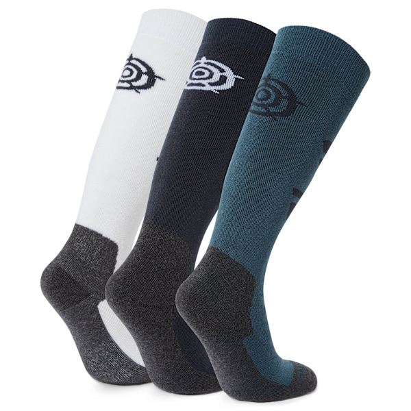 TOG24 Bergenz skidstrumpor (3-pack) 4 UK-7 UK mörk indigo/optik Dark Indigo/Optic White/Jewel Blue 4 UK-7 UK