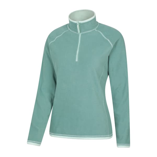 Mountain Warehouse Dam/Dam Montana Half Zip Fleecetröja 10 Light Teal 10 UK