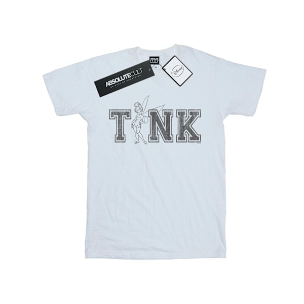 Disney Girls Tinker Bell Collegiate Tink Bomull T-shirt 7-8 år White 7-8 Years