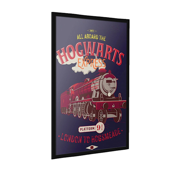 Harry Potter Magical Motors Hogwarts Express Poster One Size Da Dark Navy/Red One Size