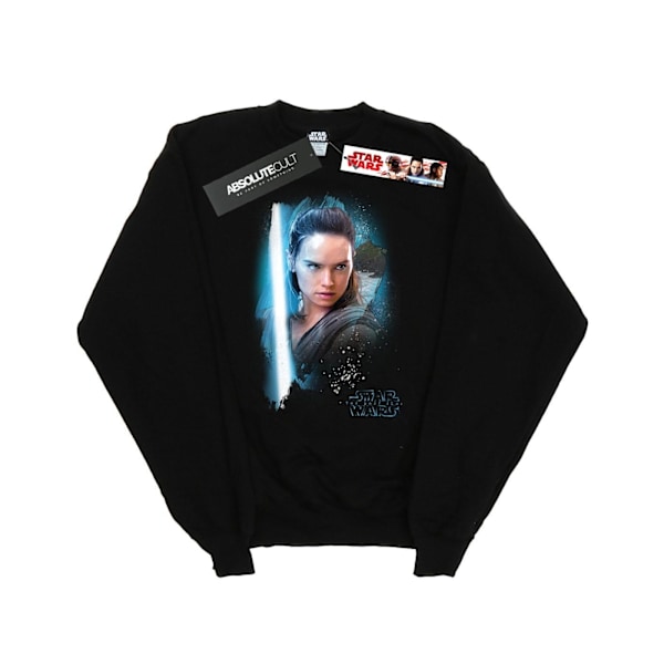 Star Wars Girls The Last Jedi Rey Borstad Sweatshirt 7-8 År Black 7-8 Years