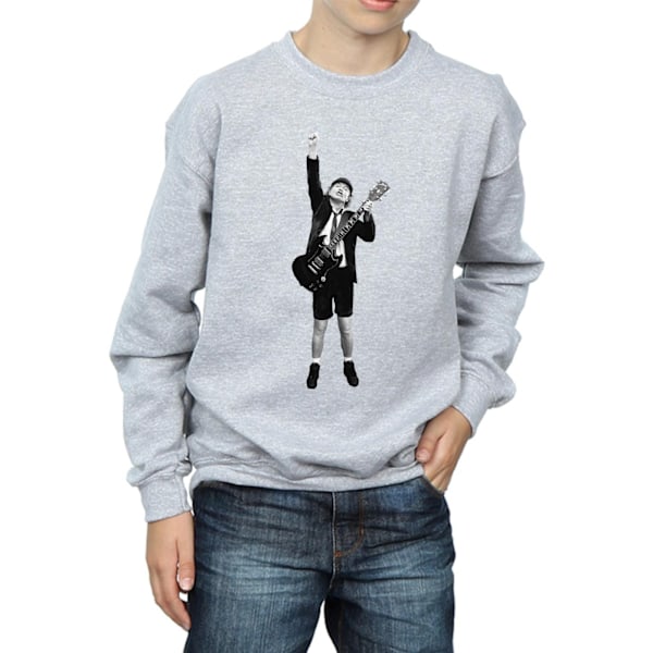 AC/DC Boys Angus Young Cut Out Sweatshirt 9-11 år Sports Grå Sports Grey 9-11 Years
