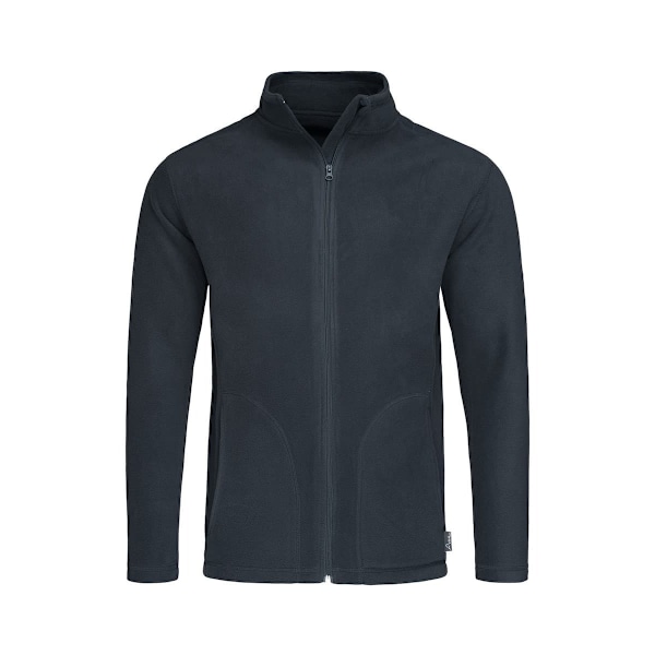 Stedman Herr Active Full Zip Fleece L Blå Midnatt Blue Midnight L