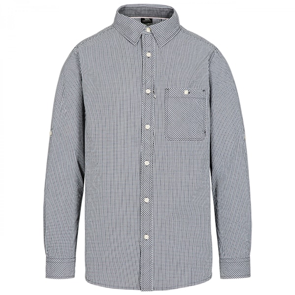 Trespass Yaddlethorpe Bomullsskjorta L Svart Gingham Black Gingham L