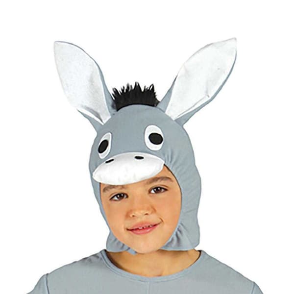 Fiestas Guirca Barn/Barn Åsna Kostym 7-9 År Grå/Vit Grey/White 7-9 Years