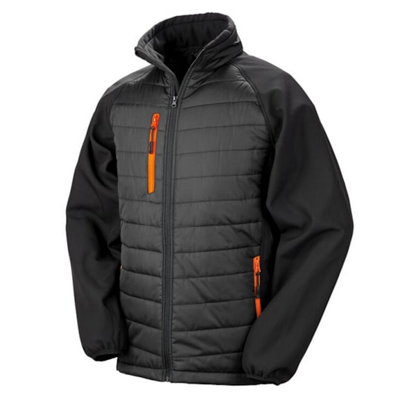 Result Unisex Adult Compass Softshell Gilet S Svart/Orange Black/Orange S