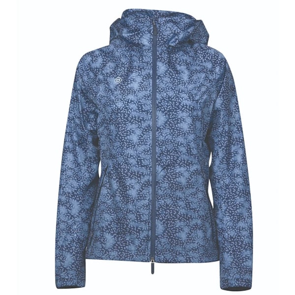 Dublin Womens/Ladies Cortina Printed Waterproof Jacket XS Blåb Blueberry/Navy XS